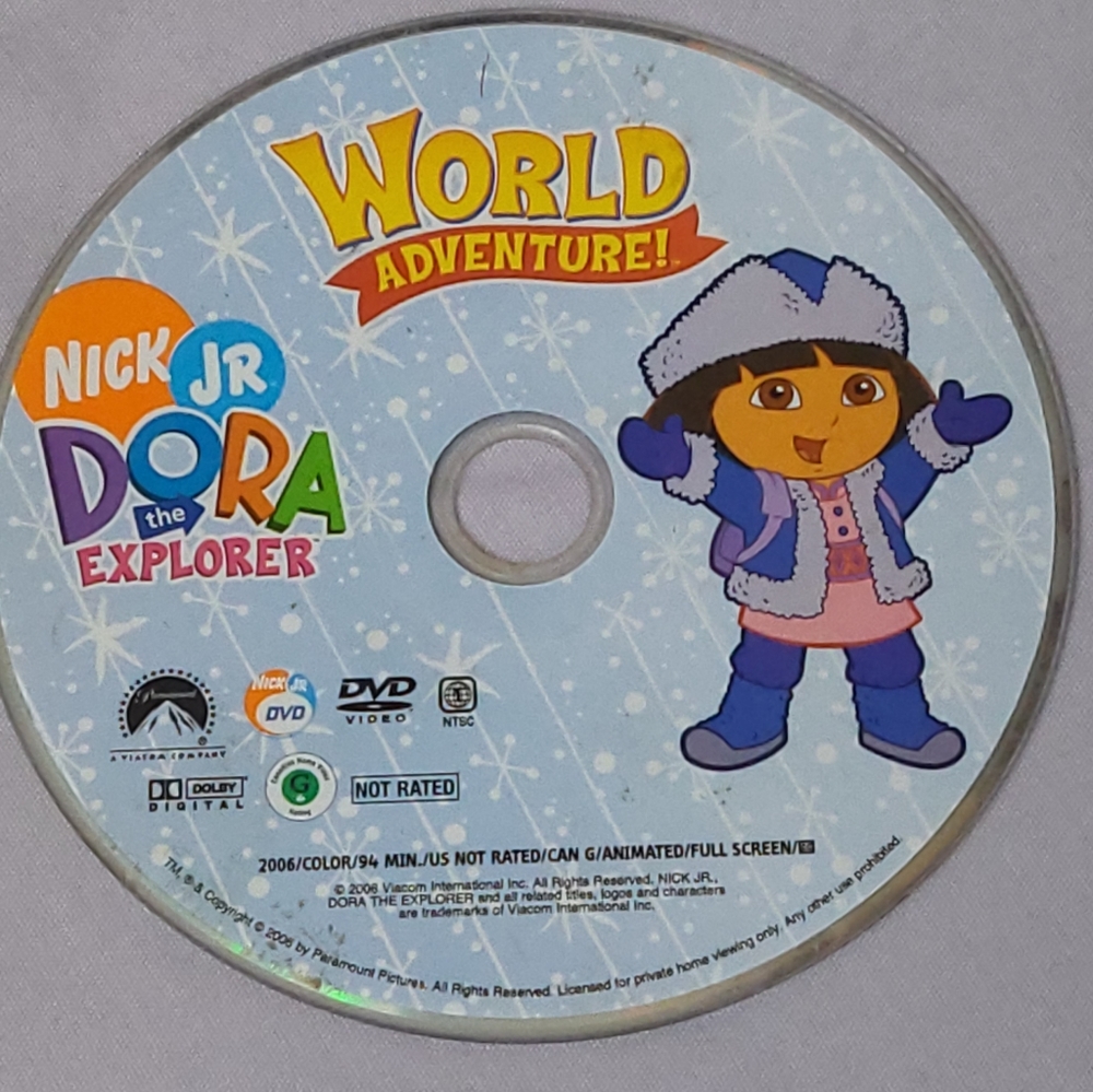 Dora The Explorer World Adventure DVD movie GUC